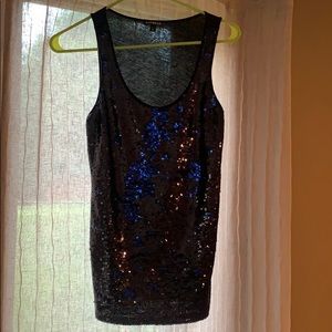 Sequins Tank Top from Express